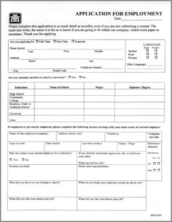 Click here to open our printable Employment Application Form